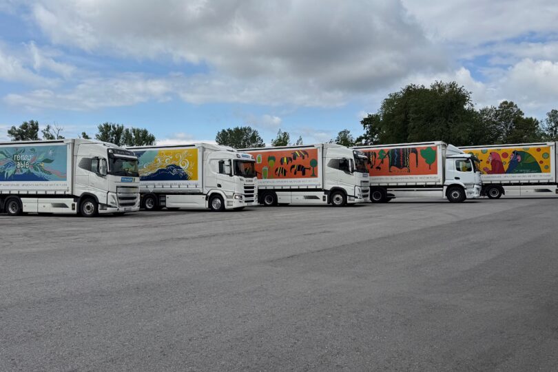 Der Furhpark der Firma Schlager.